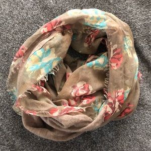 Floral Infinity Scarf